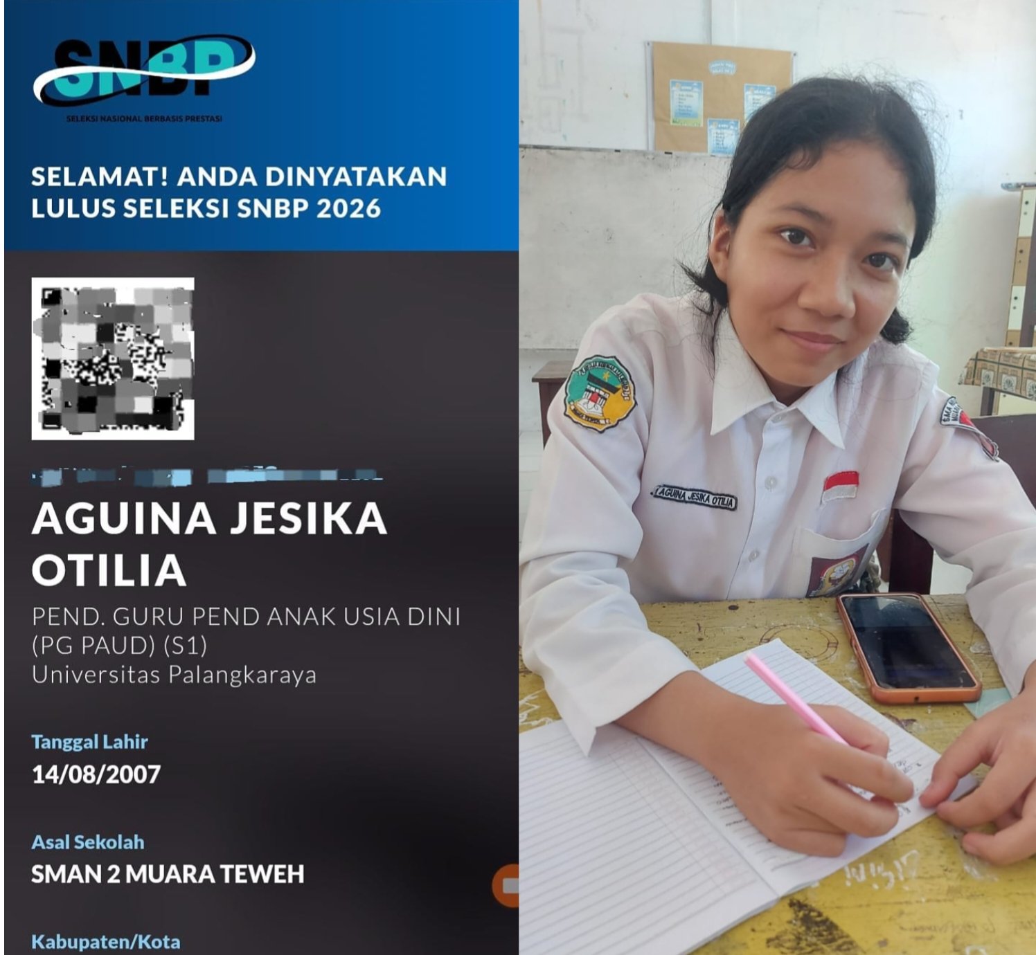 Lulus Seleksi Nasional Berdasarkan Prestasi (SNBP) 2026